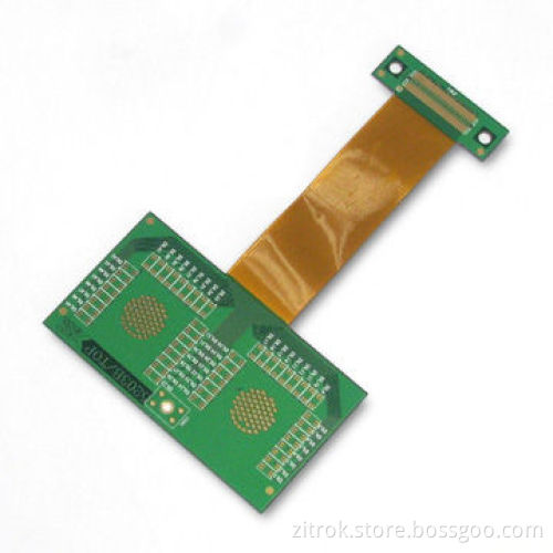 Rigid-flex PCB with 4 Layers and Immersed Gold Surface